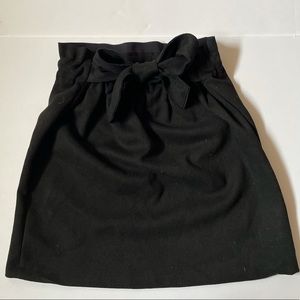 Ardenes Front Tie Mini Skirt